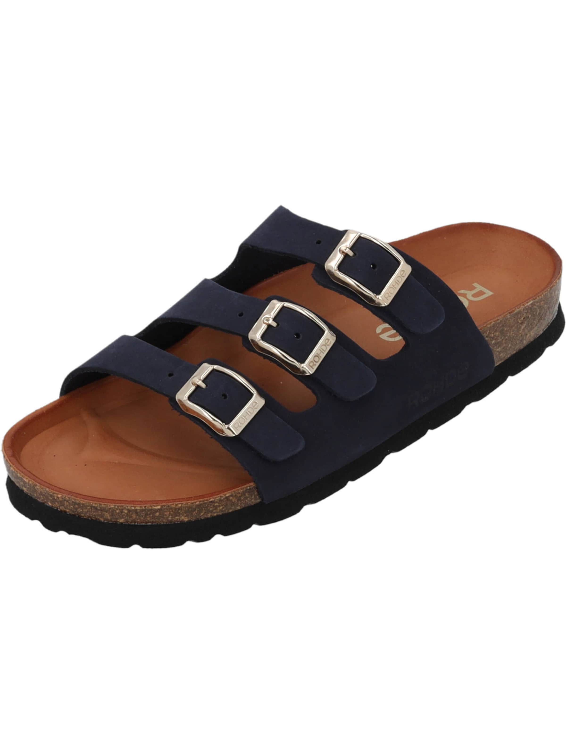 ROHDE Pantolette in Blau: Vorderseite