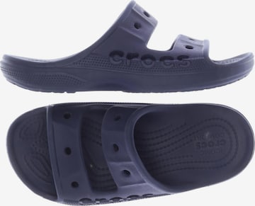 Crocs Sandalen 36,5 in Blau: Vorderseite