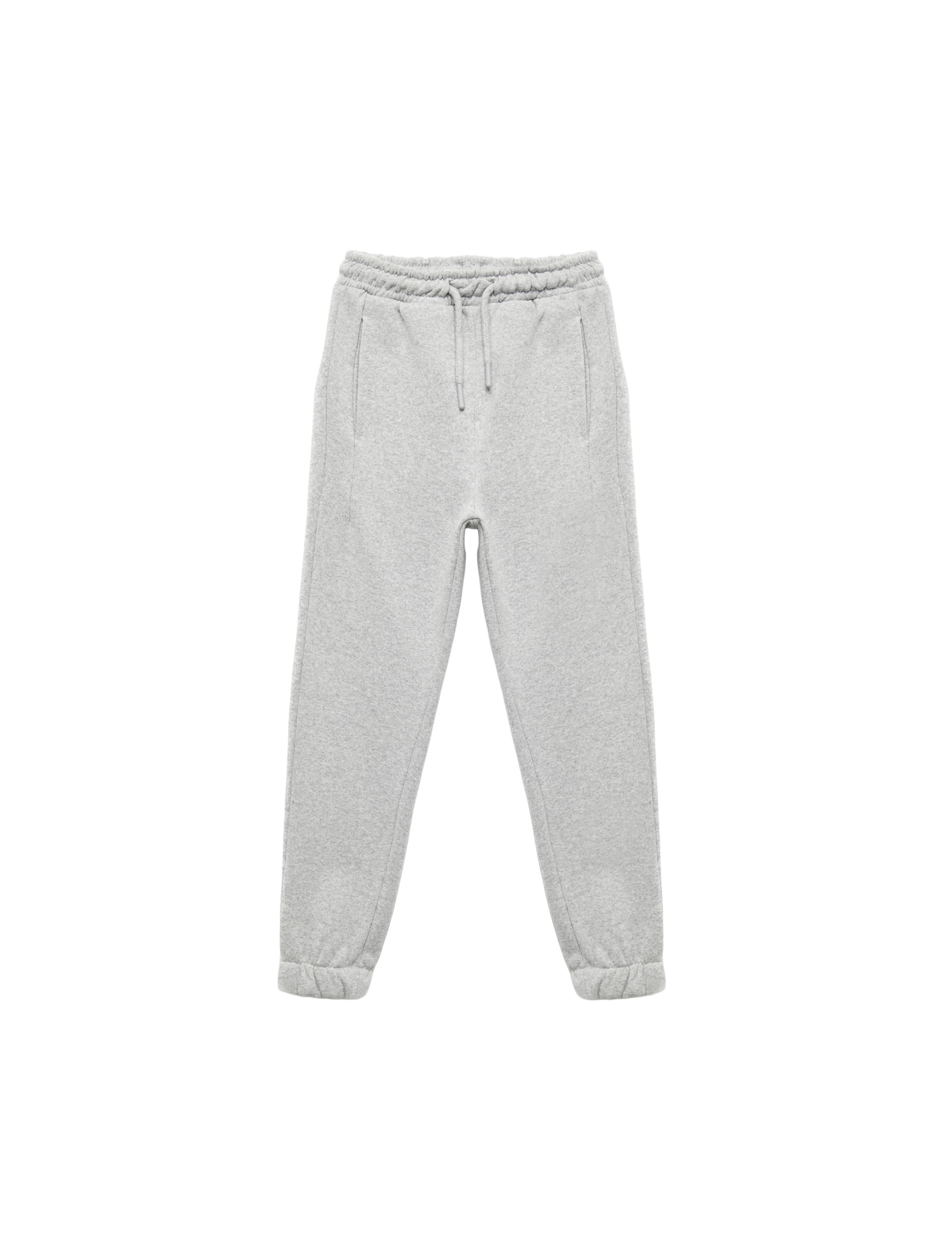 Koton Tapered Broek in Grijs: voorkant