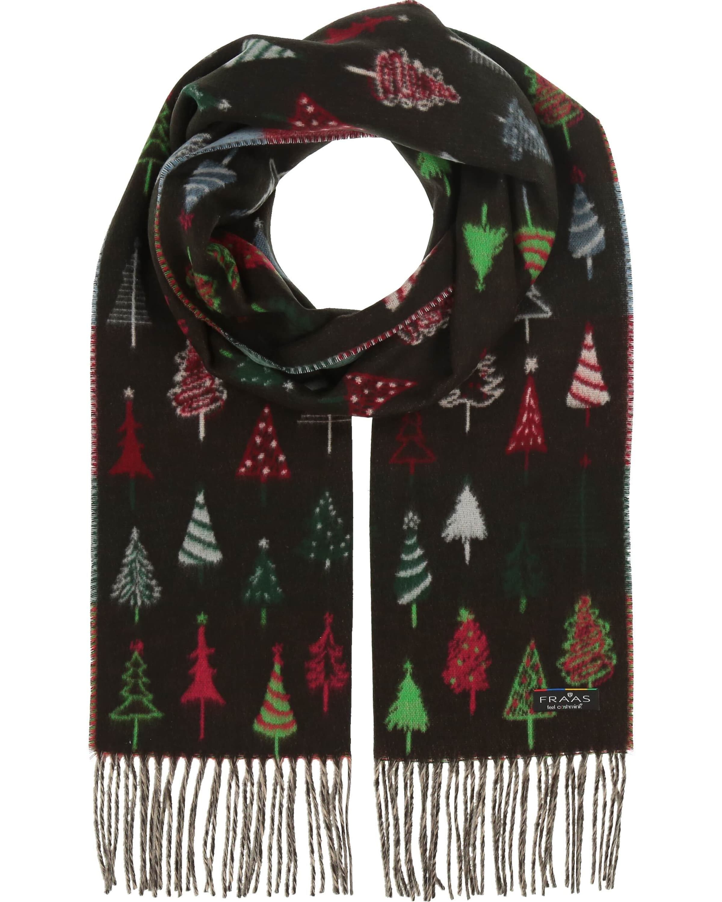 FRAAS Schal in Schwarz: Vorderseite
