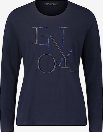 T-shirt Betty Barclay en bleu : devant