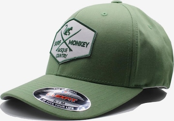 Surf Monkey - Boné desportivo em verde: frente