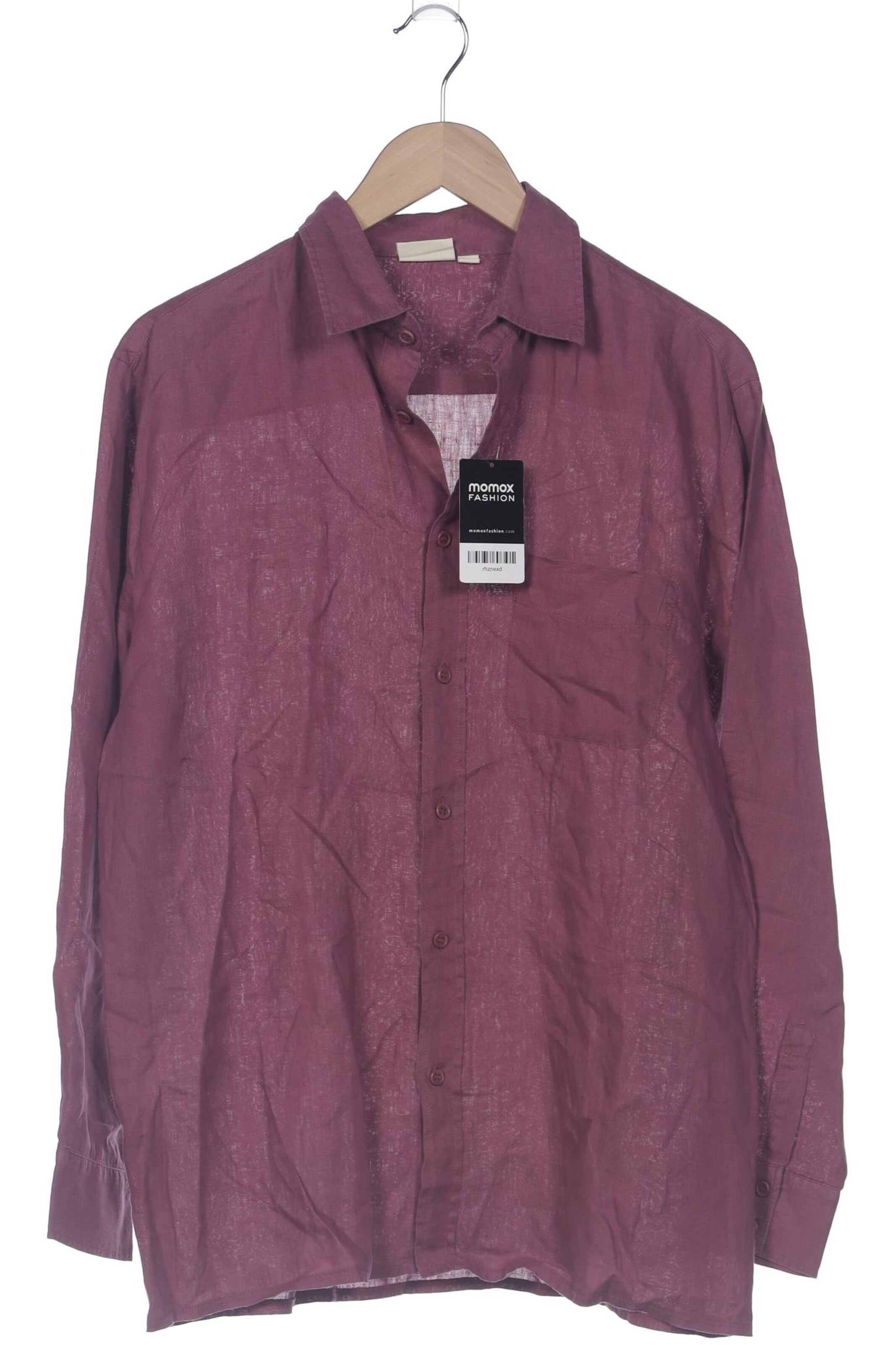 Maas Button Up Shirt in S in Pink: front