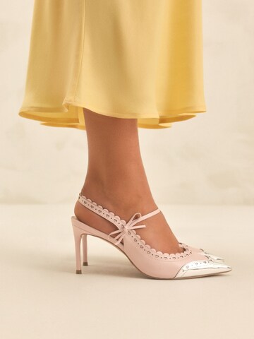 Escarpins à bride arrière 'Tabitha Simmons x Next Josephine' Next en rose