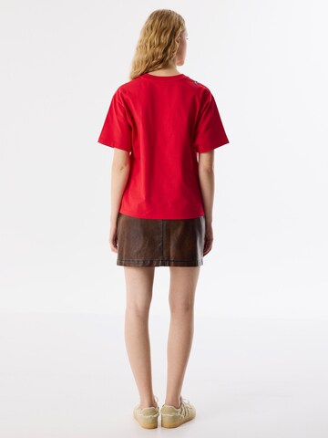 T-shirt Twist en rouge