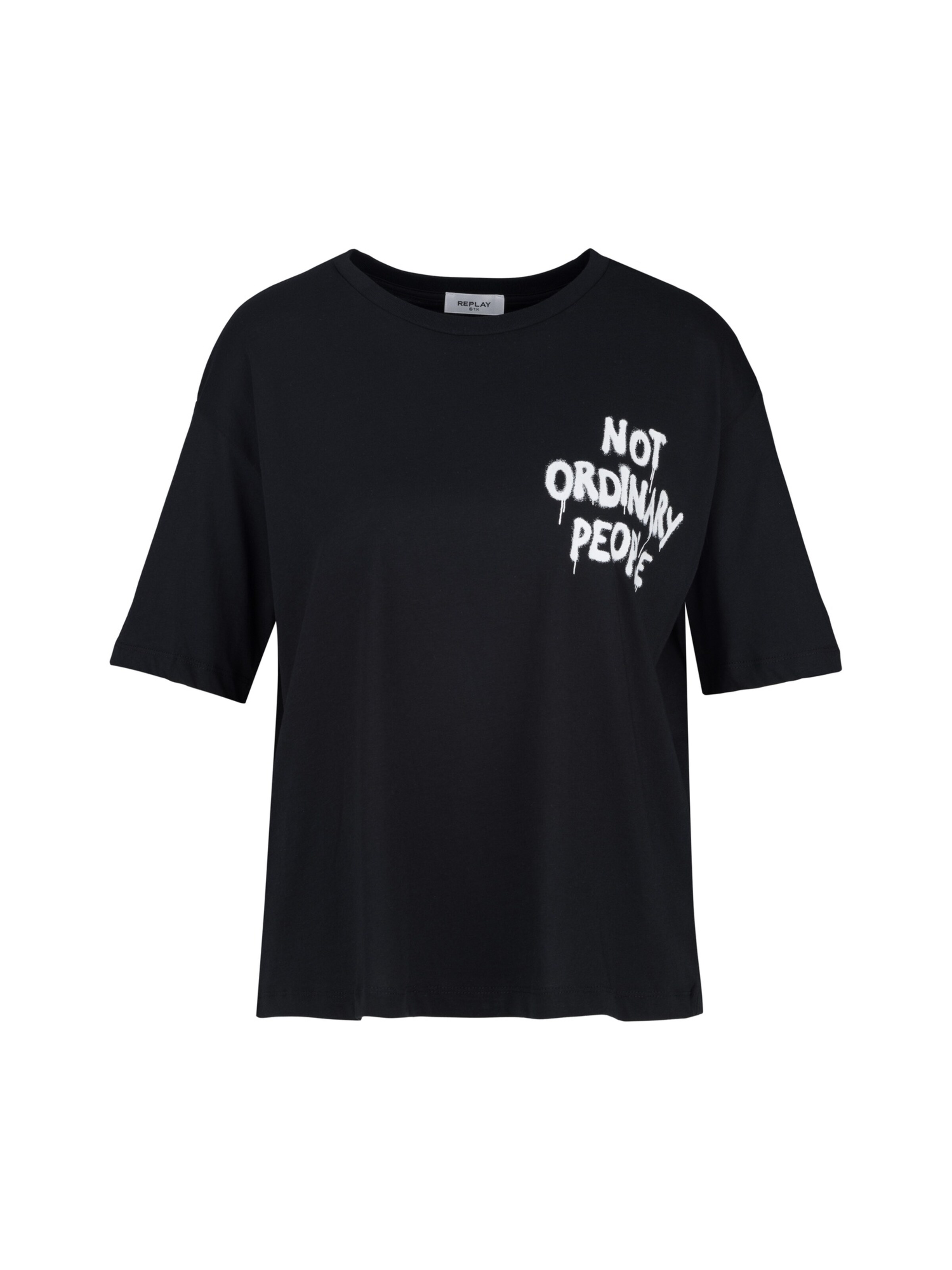 REPLAY Shirt in Black: front
