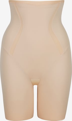MAIDENFORM Shaping Pants ' High Waist Thigh Slimmer ' in Beige: front