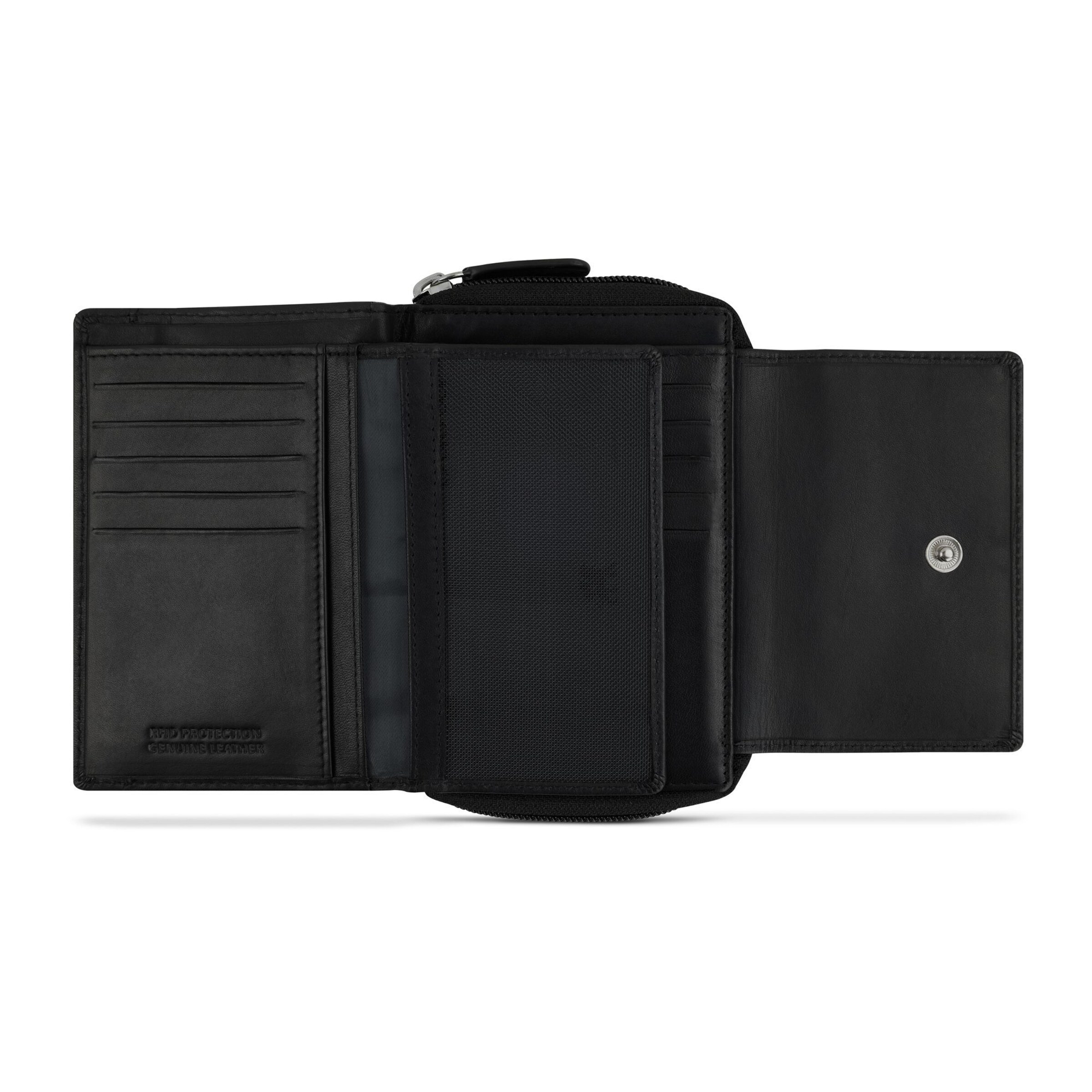 mano Portemonnee 'Don Andrea ' in Zwart