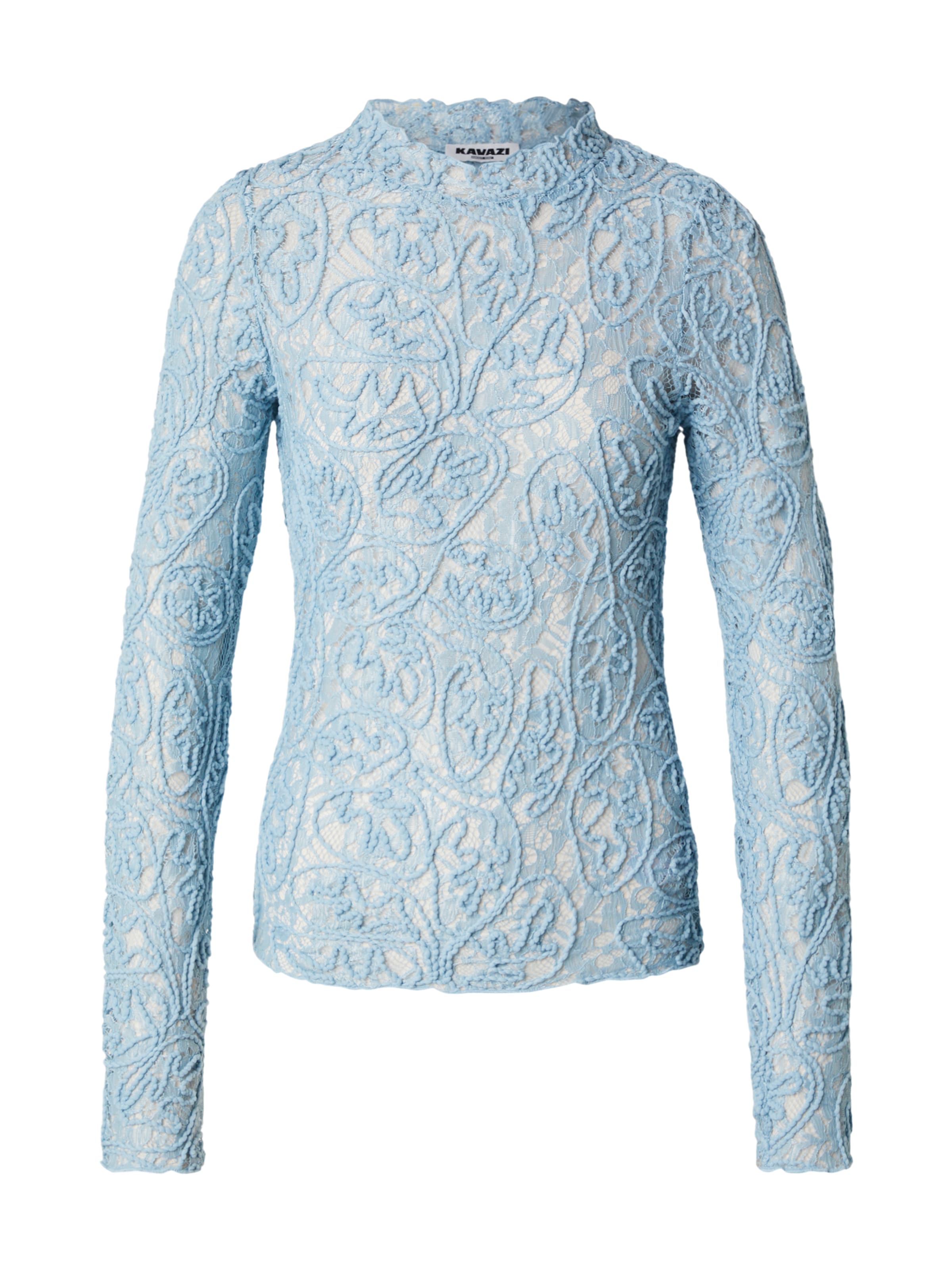 KAVAZI T-shirt en bleu clair, Vue avec produit