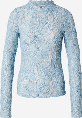 T-shirt KAVAZI en bleu : devant