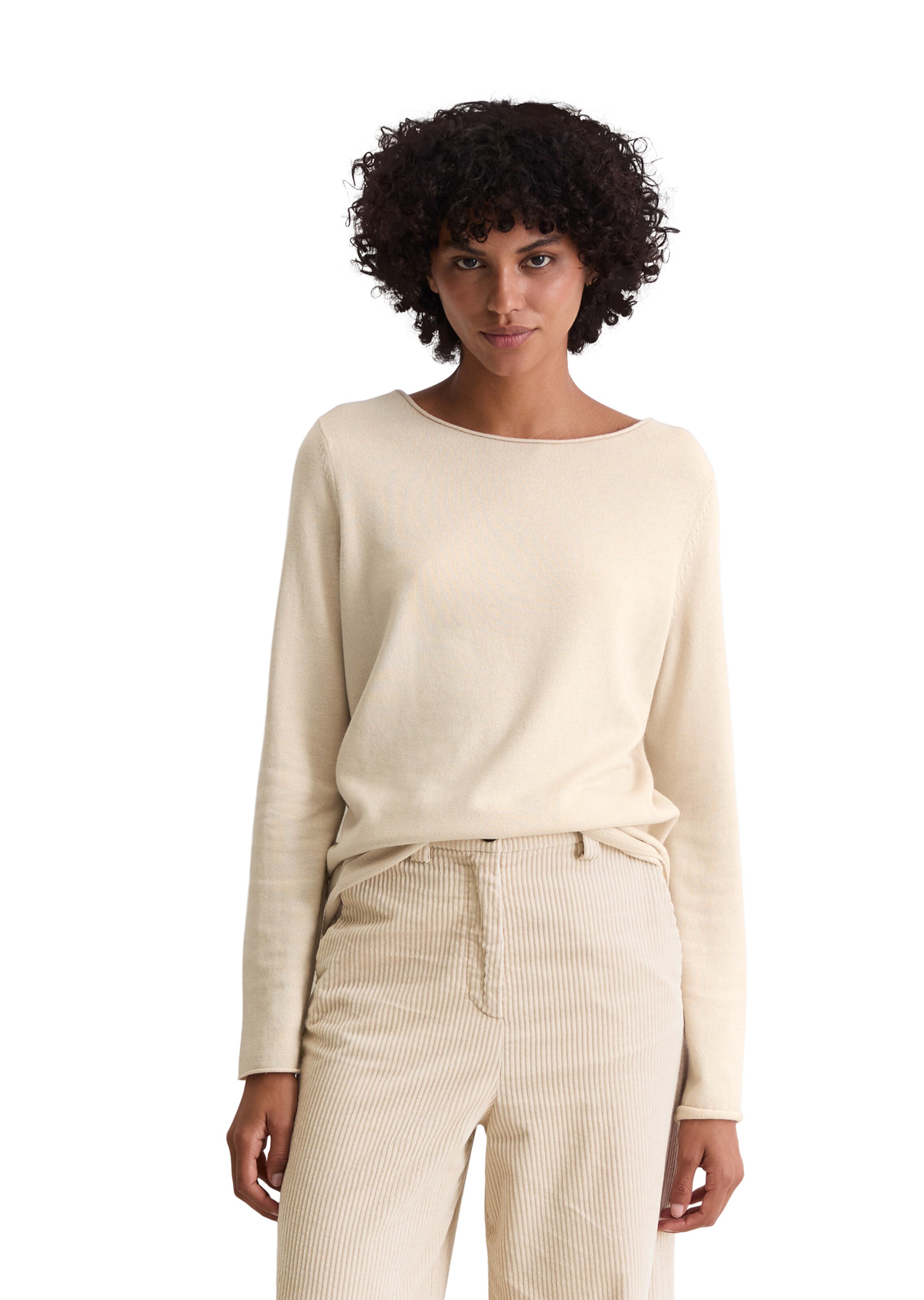 Marc O'Polo Sweater in Beige: front