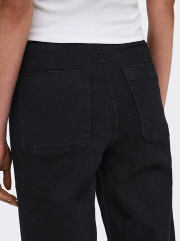ONLY Wide leg Τζιν 'ONLMADELINE' σε μαύρο