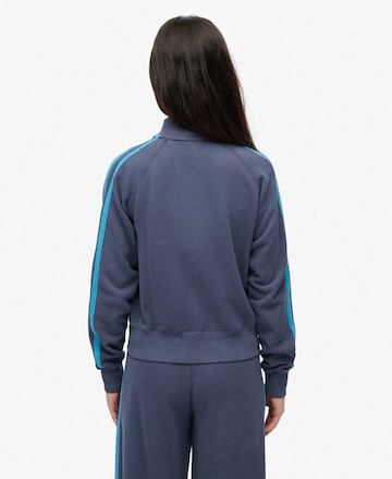 Superdry Trainingsjack in Blauw
