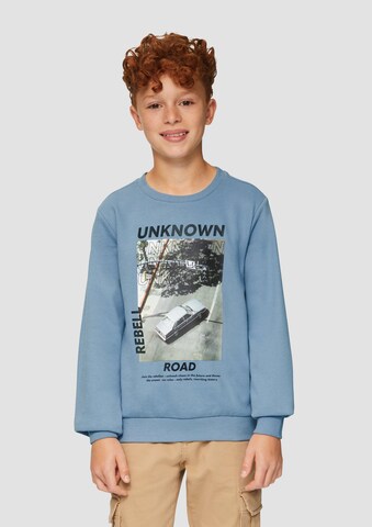 Sweat s.Oliver en bleu : devant