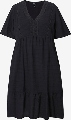 Ulla Popken Dress in Black: front