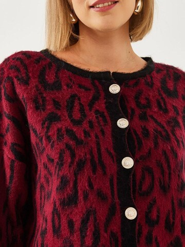 Bianco Lucci - Casaco de malha em vermelho