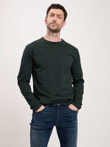 CROSS JEANS T-Shirts  ' 16035 ' in Grün: Vorderseite