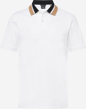 T-Shirt 'Parlay' BOSS Black en blanc : devant
