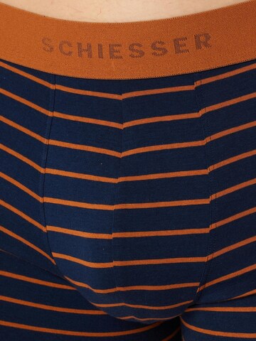 SCHIESSER Boxershorts '95/5 Organic Cotton' in Blauw