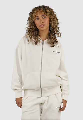 Giacca di felpa 'Clarita' di Pegador in beige: frontale