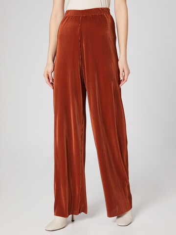 Wide leg Pantaloni 'Melissa' di Guido Maria Kretschmer Women in marrone: frontale