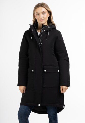 DreiMaster Maritim Winterparka in Schwarz: predná strana