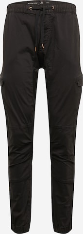 INDICODE JEANS Cargo Pants 'Levy' in Black: front