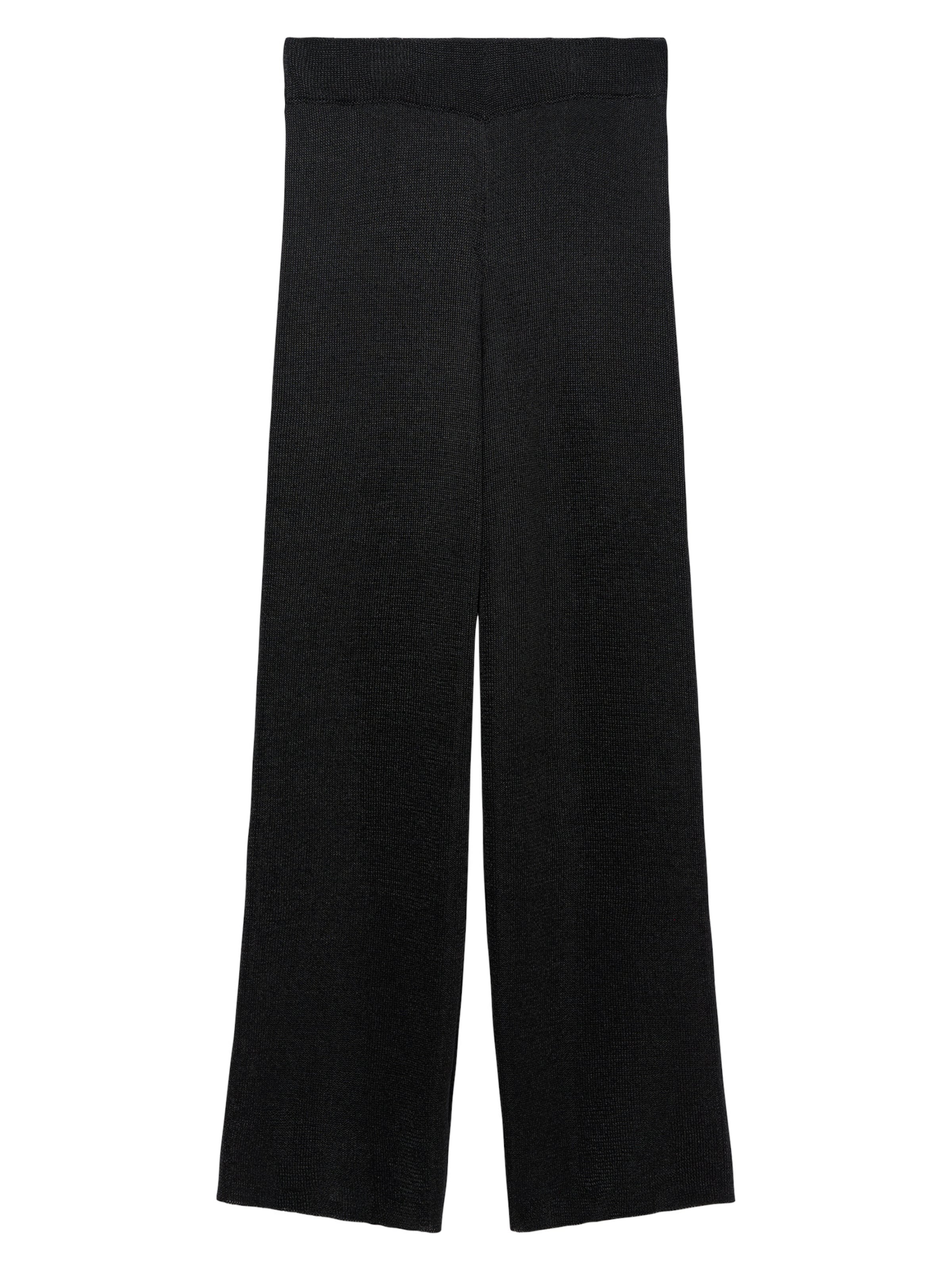 Adolfo Dominguez Regular Hose in Schwarz: Vorderseite