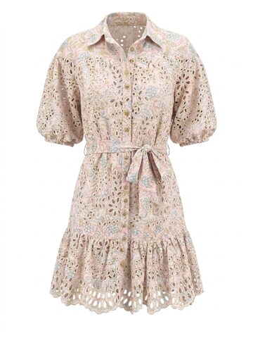 Miss June Dress in Pink: front