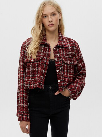 Pull&Bear Between-Season Jacket in Red: front