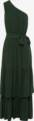 Tussah Dress in Green: front