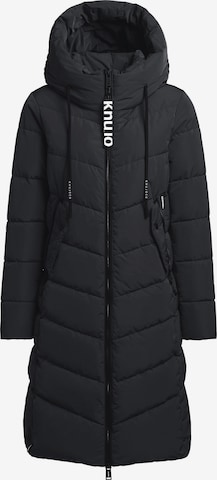 Manteau d’hiver 'Mikia' khujo en noir : devant