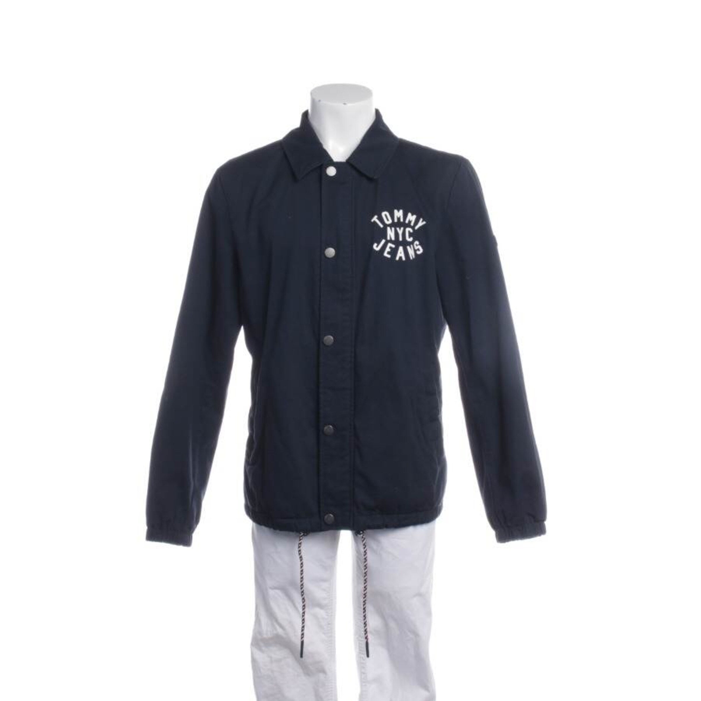 Tommy Jeans Sommerjacke M in Blau: Vorderseite