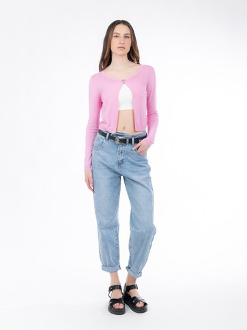 Influencer Kardigán - Ružová