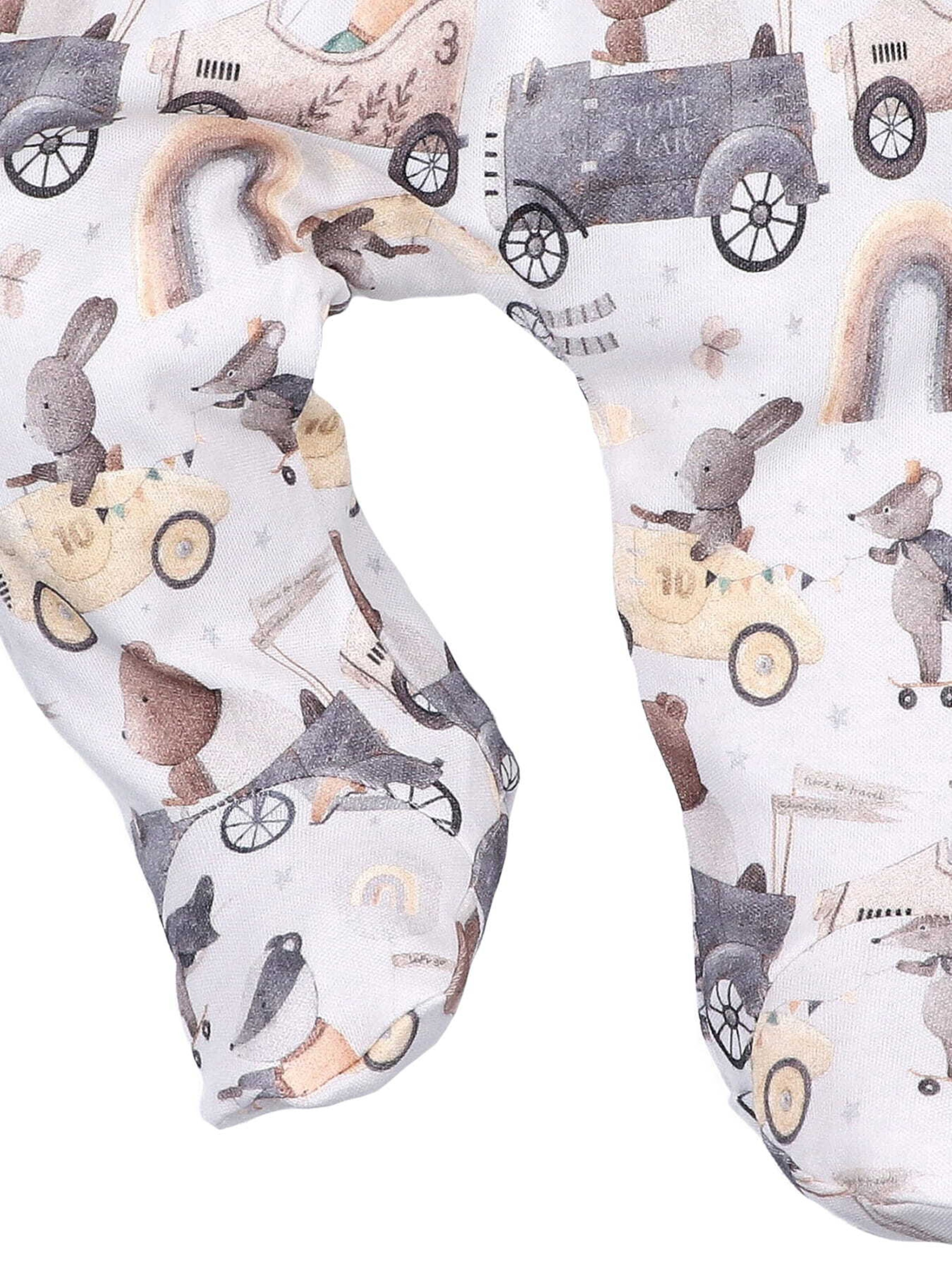 NINI Regular Broek 'Fahrrad' in Wit