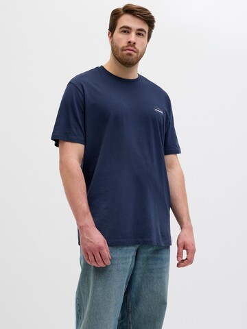 Jack & Jones Plus Футболка 'JJENoa' в Синий: спереди