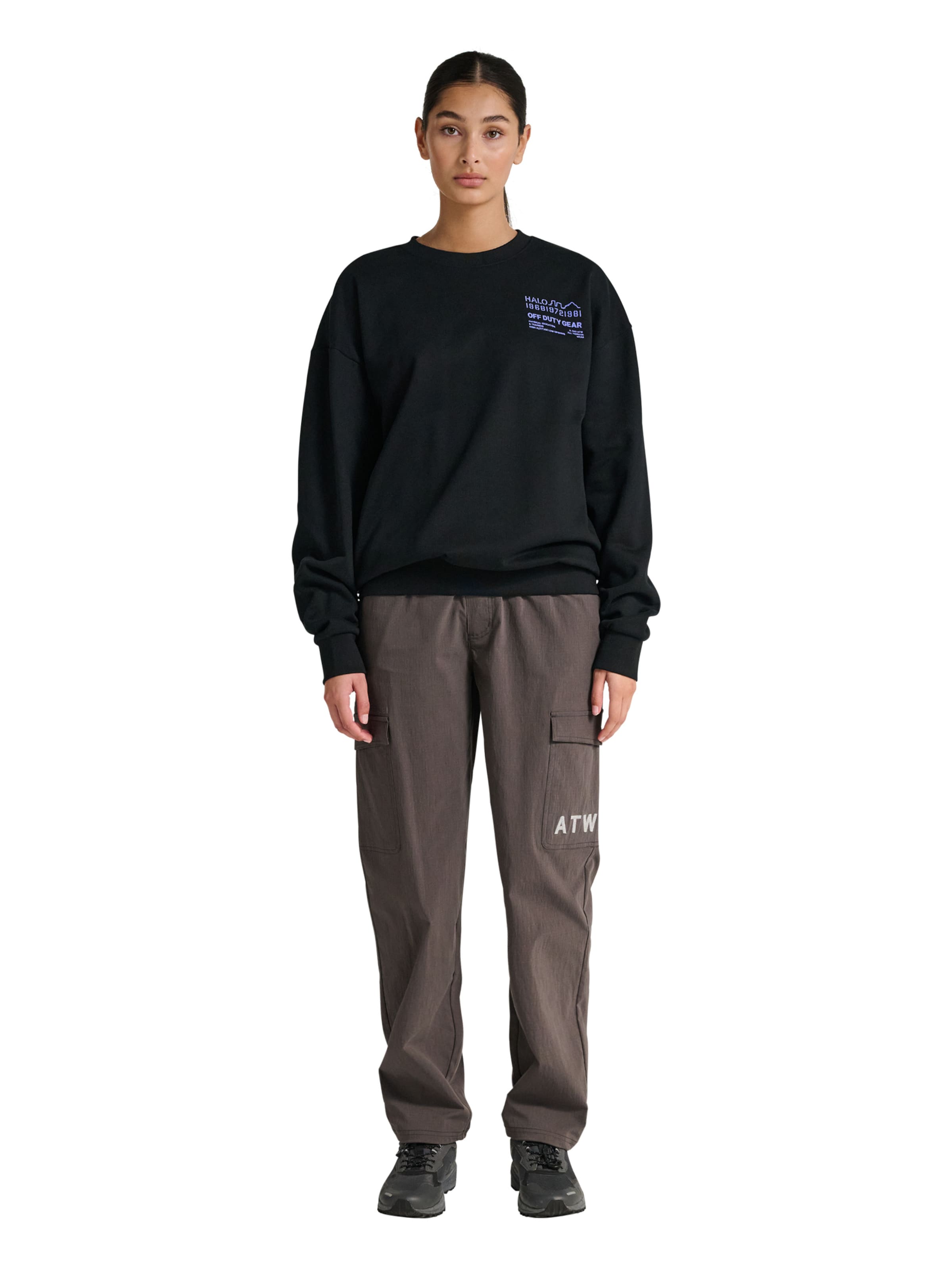 HALO Sweatshirt in Zwart