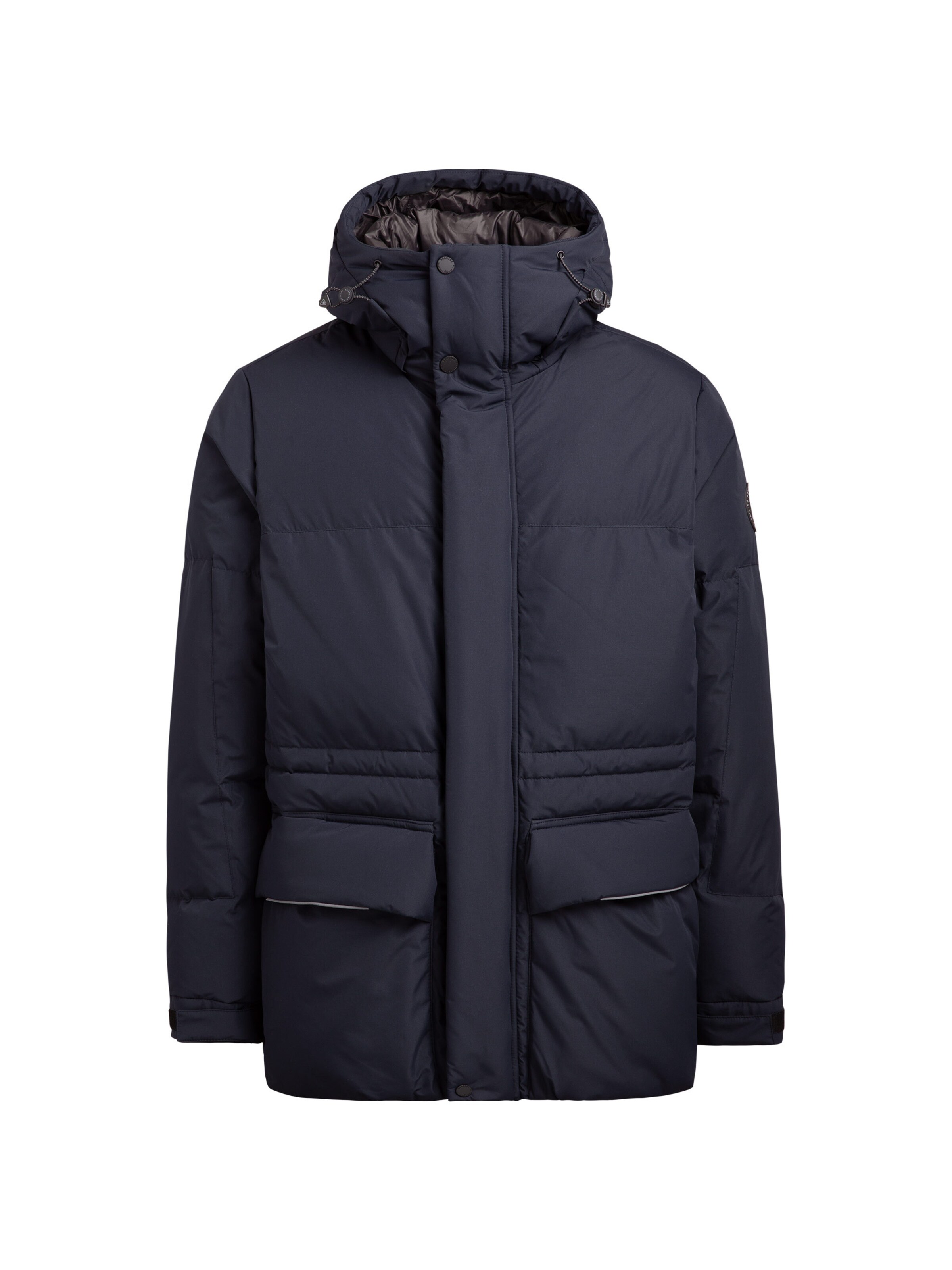 Gaastra Daunenjacke mit Kapuze in Blau: Vorderseite