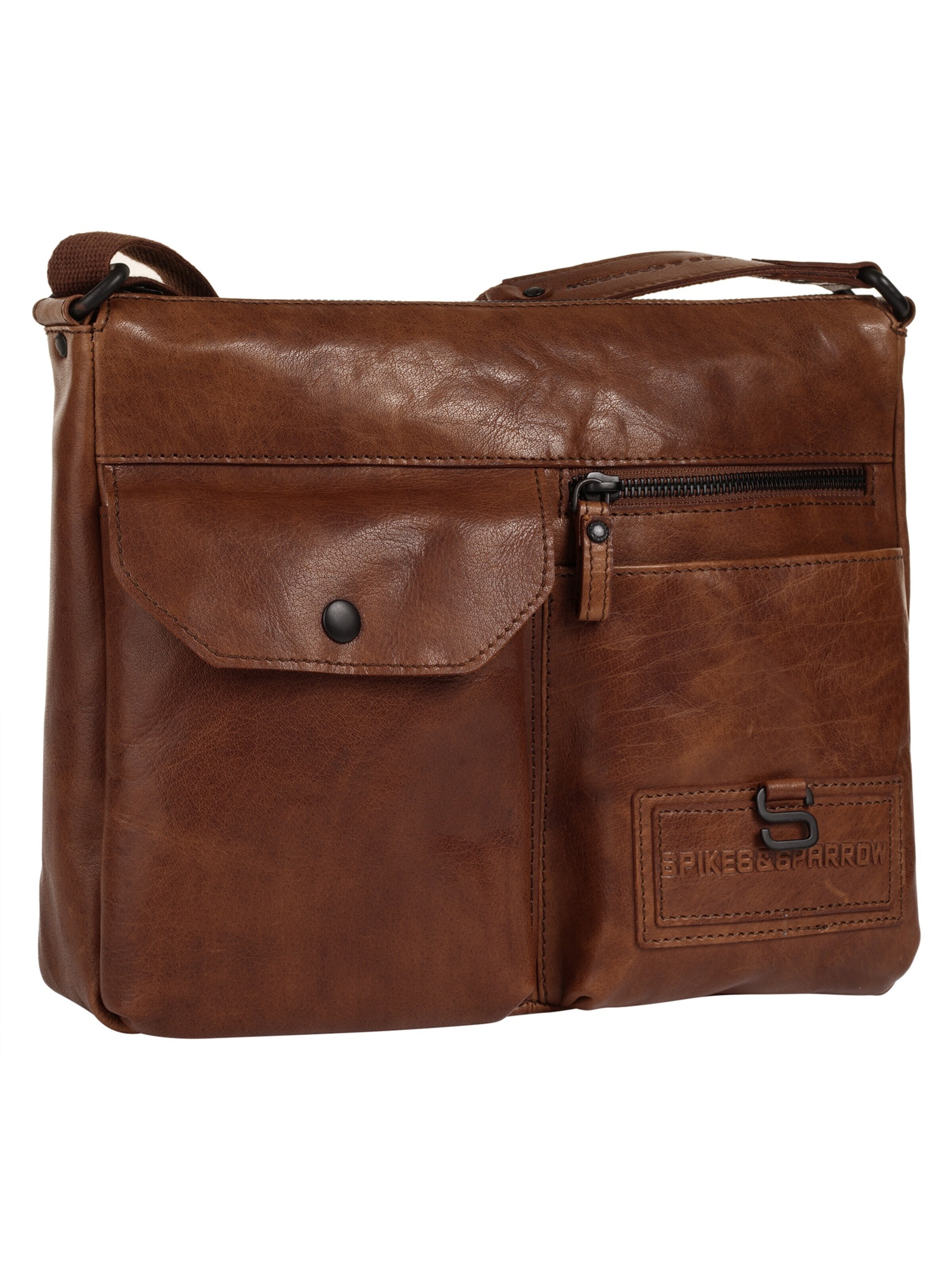 Spikes & Sparrow Schoudertas 'SHOULDER BAG' in Bruin