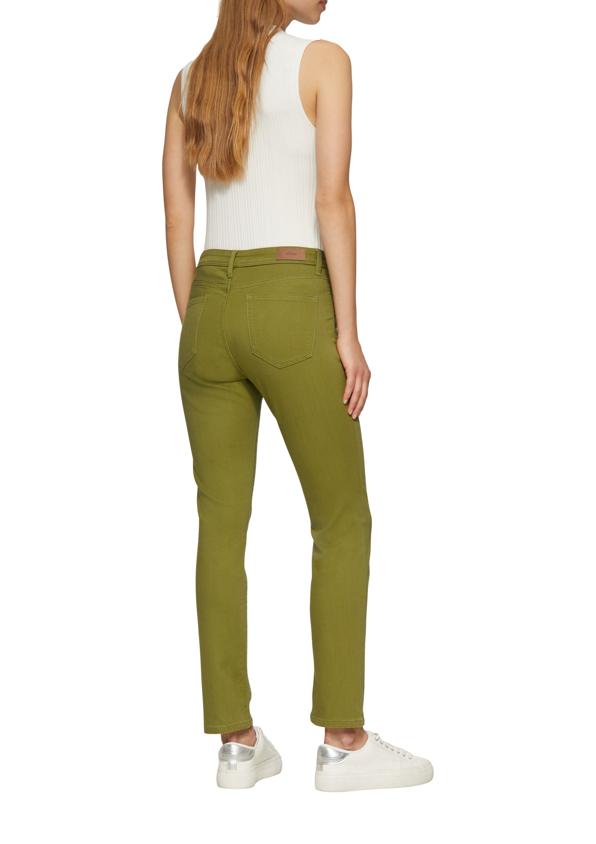 Slimfit Jeans 'Betsy' di s.Oliver in verde: dietro