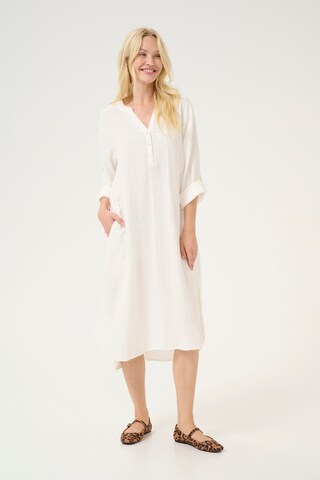 Robe CULTURE en blanc : devant
