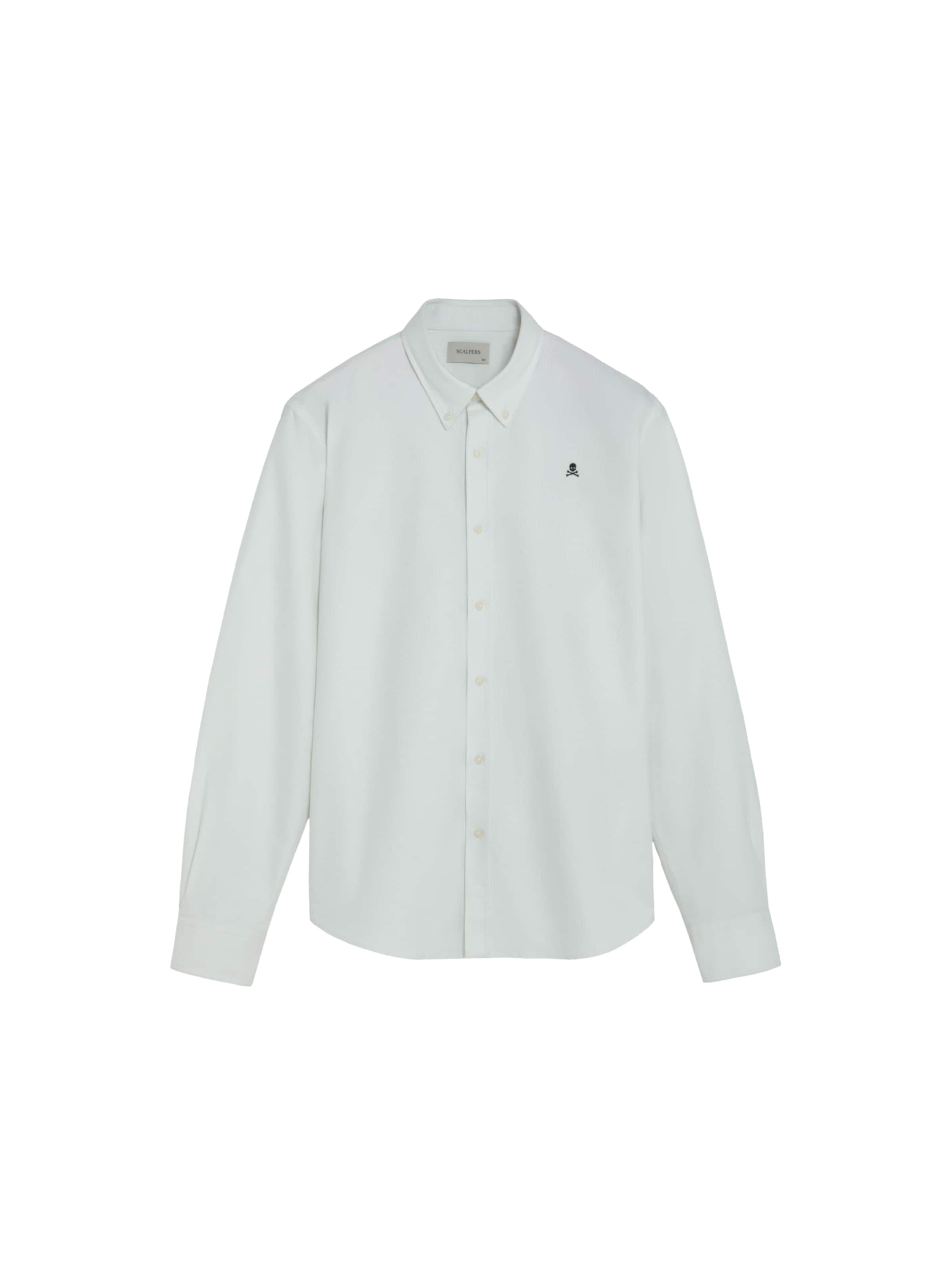 Scalpers Средняя посадка Рубашка 'New Oxford ' в Зеленый: спереди