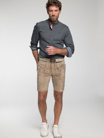 SPIETH & WENSKY Regular Klederdracht broek in Bruin