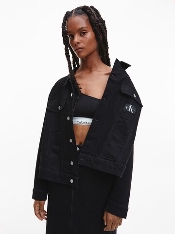 Calvin Klein Jeans Curve Between-season jacket in Black: front