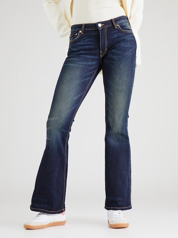 WEEKDAY Flared Jeans 'Flame' in Blauw: voorkant