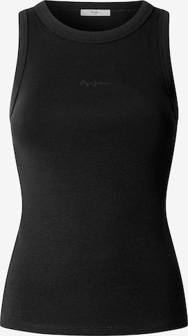 Pepe Jeans - Top 'Brenda' en negro: frente