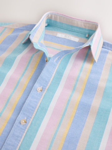 Next Regular fit Button up shirt in Blue