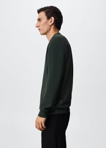MANGO MAN Sweatshirt 'Ibizac' in Green