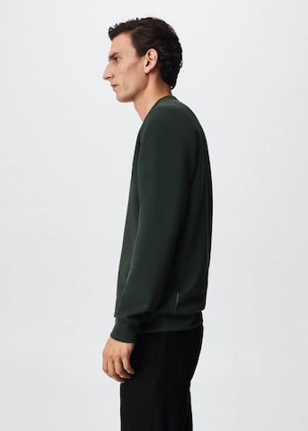 MANGO MAN Sweatshirt 'Ibizac' in Groen