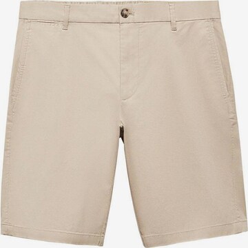 MANGO MAN Pants 'Gracia' in Beige: front